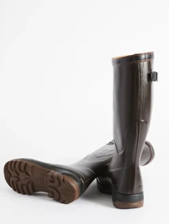 Botte PARCOURS avec bride et boucle de serrage - Marron