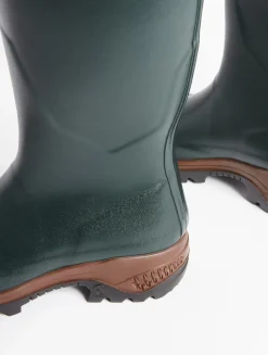 Botte PARCOURS doublure Néoprène avec bride et boucle de serrage - Kaki