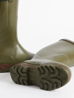 Botte PARCOURS doublure Néoprène avec bride et boucle de serrage - Kaki