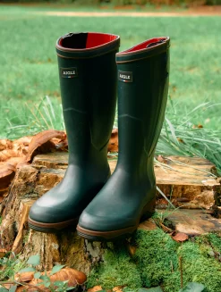 Botte PARCOURS doublure Néoprène avec zip intégral étanche - Kaki