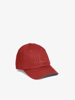 Casquette en coton brodée - Rouge