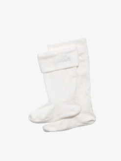 Chaussettes en polaire pour bottes hautes - Blanc