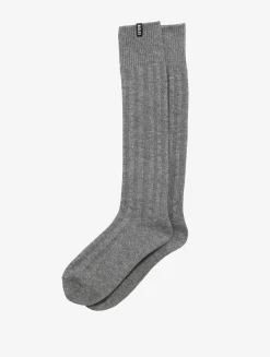 CHAUSSETTES LONGUES EN LAINE - Gris