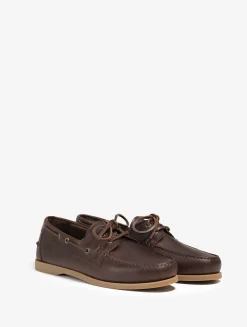 Chaussure bateau cuir pour homme : élégante, intemporelle, résistante et respirante - Marron