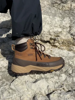 Chaussure de randonnée OVERTRACK GORE-TEX® et semelles VIBRAM - Marron