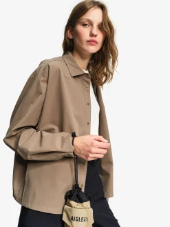 Chemise boyfriend anti-UV DRY FAST TEXTILE® - Marron