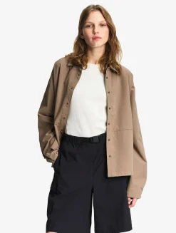 Chemise boyfriend anti-UV DRY FAST TEXTILE® - Marron