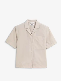Chemise à col cubain anti-UV DRY FAST TEXTILE® - Beige