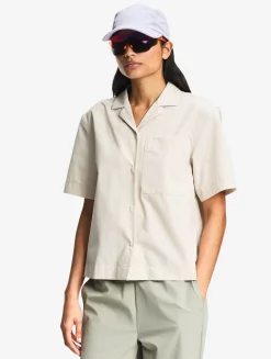 Chemise à col cubain anti-UV DRY FAST TEXTILE® - Beige