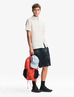 Chemise manches courtes en lin - Blanc