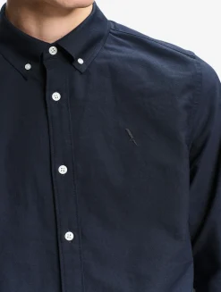 Chemise oxford avec logo sur la poitrine DRY FAST TEXTILE® - Bleu