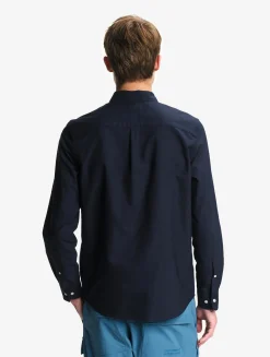 Chemise oxford avec logo sur la poitrine DRY FAST TEXTILE® - Bleu