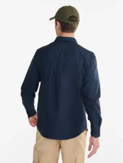 Chemise oxford DFT® et UV-C® à manches longues - Bleu
