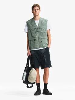 Gilet multi-poches déperlant anti-UV - Vert