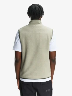 Gilet sherpa réversible T-KIT - Kaki