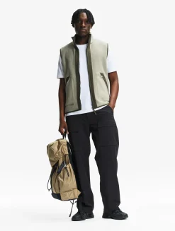 Gilet sherpa réversible T-KIT - Kaki