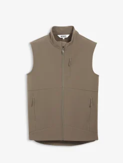 Gilet softshell 3 poches - Marron
