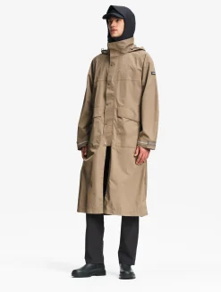 Imperméable cycliste réfléchissant MTD - Marron
