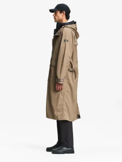 Imperméable cycliste réfléchissant MTD - Marron