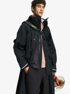 Imperméable cycliste réfléchissant MTD - Noir