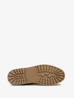 La botte chelsea en cuir made in Europe - Marron