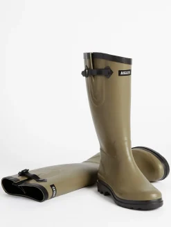 La botte de pluie boyfriend, fabriquée en France - Beige