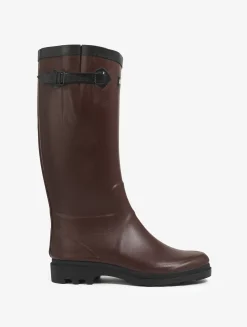 La botte de pluie boyfriend, fabriquée en france - Marron