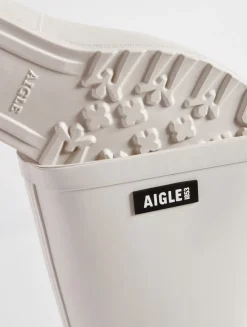 La botte de pluie vernie - Beige
