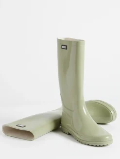 La botte de pluie vernie - Rouge