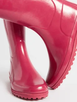 La botte de pluie vernie - Rouge