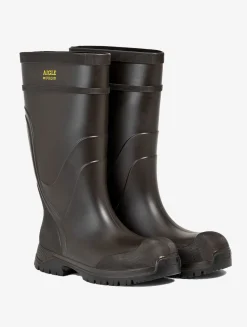 La botte de sécurité Aigle - Marron