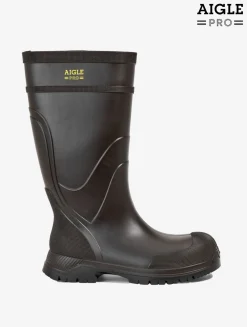 La botte de sécurité Aigle - Marron