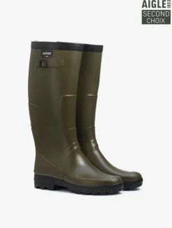 La botte experte légère pour mollets larges - Kaki