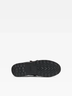 La chaussure anti-fatigue à scratchs - Marron