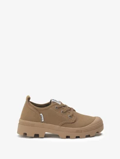 La chaussure de marche en coton recyclé, en version basse - Marron
