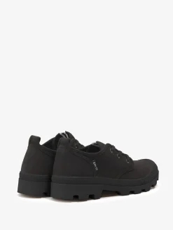 La chaussure de marche en coton recyclé, en version basse - Noir