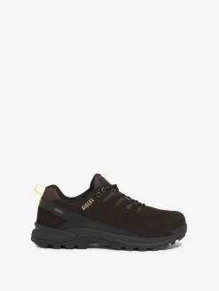 La chaussure de marche ultra légère et étanche en cuir - Noir