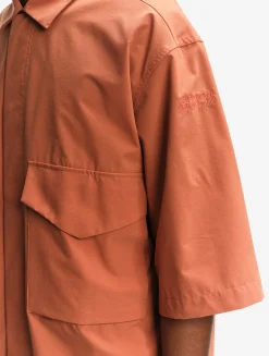 La chemise mixte ample Aigle Experience by Études - Orange