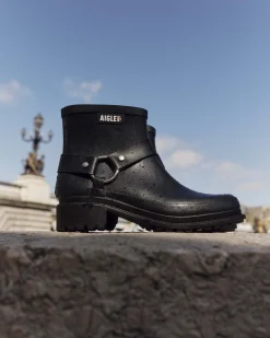 La nouvelle botte à l’esprit rock & biker - Noir
