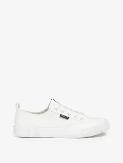 La sneaker en toile indémodable - Blanc