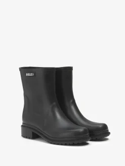 Le bottillon de pluie urbain, fabriqué en France - Noir