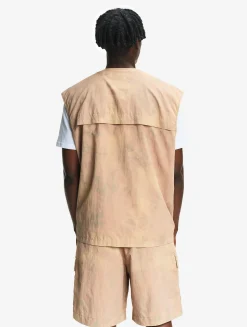 Le gilet de pêcheur mixte Aigle Experience by Études - Beige