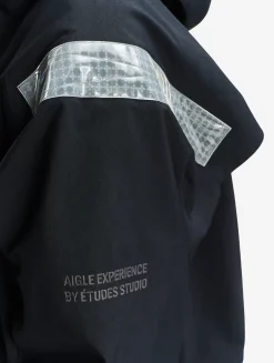 Le manteau mixte technique GORE-TEX® Aigle Experience by Études - Noir