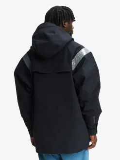 Le manteau mixte technique GORE-TEX® Aigle Experience by Études - Noir