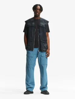 Le pantalon mixte multipoches Aigle Experience by Études - Bleu