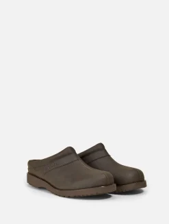 Le sabot en cuir utra-léger - Marron