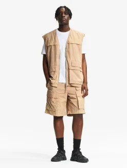 Le short mixte de pêcheur UV-C® Aigle Experience by Études - Beige