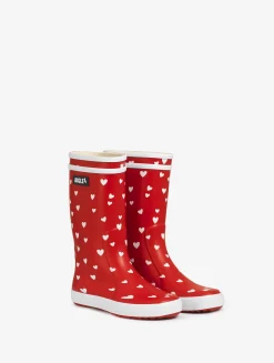 L'iconique botte enfant, en version imprimée - Rouge