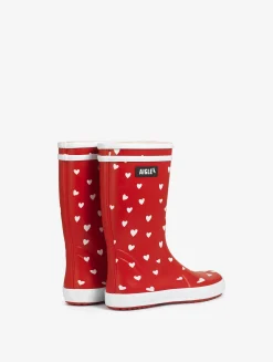L'iconique botte enfant, en version imprimée - Rouge