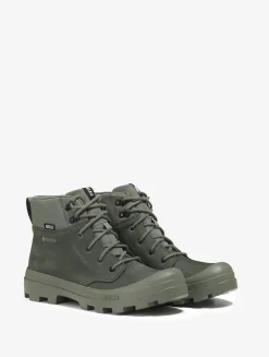 L'iconique chaussure de marche aigle, en cuir et membrane GORE-TEX - Kaki